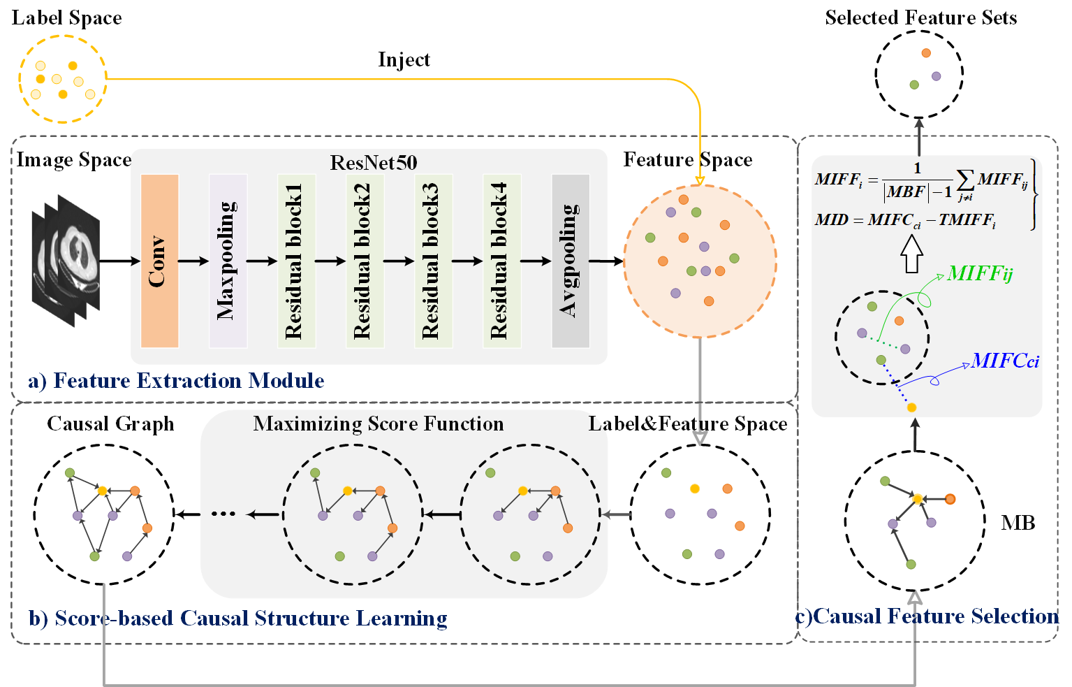 Score-based Causal Feature Selection for Cancer Risk Prediction